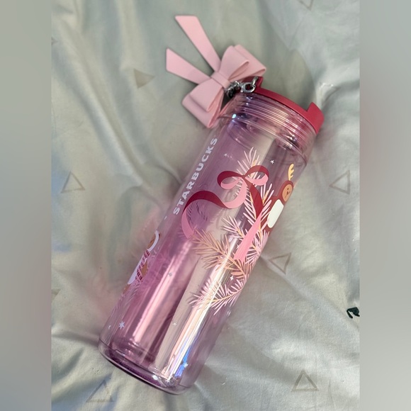 Starbucks Pink and Maroon 2025 Bear Water Bottle. NWT - Picture 4 of 4